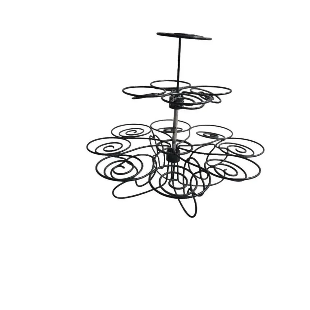 Wilton black metal wire cupcake holder
